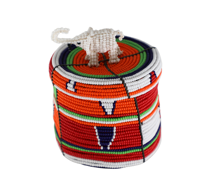 Animal Beaded Box