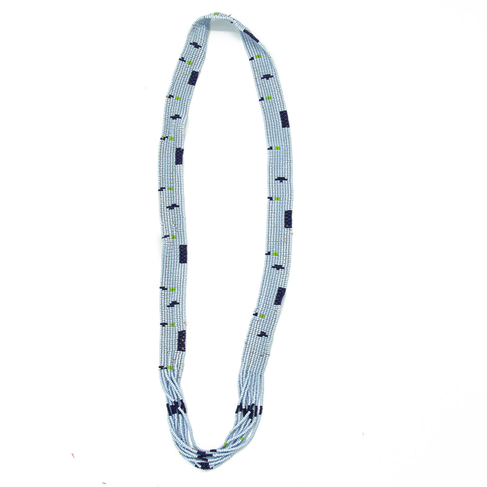 Collier de perles tissées