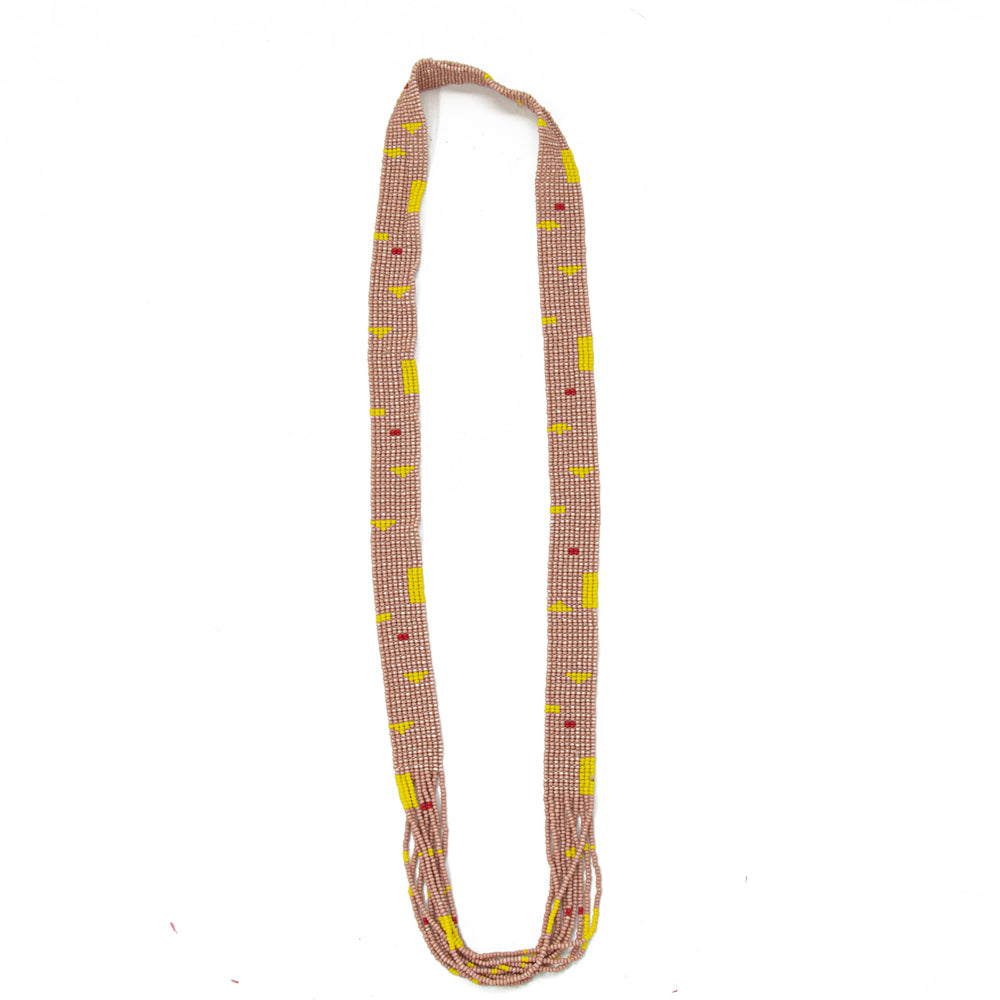 Collier de perles tissées