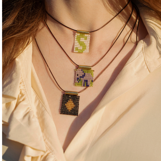 Beaded Charm Necklace