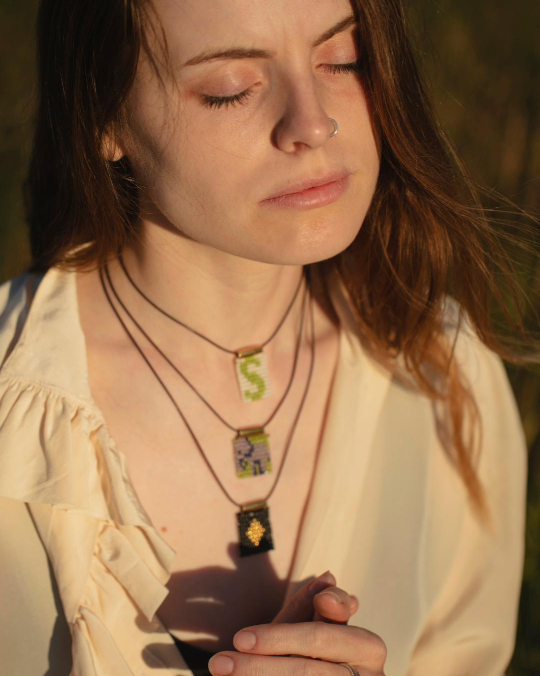 Beaded Charm Necklace