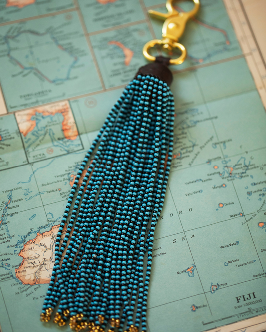 Beaded Tassel Keychain