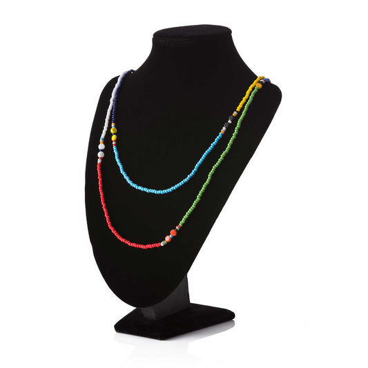 Mehrfarbige Giriama-Halskette