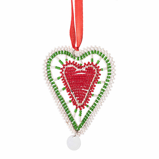 Heart Christmas Ornament (Pack of 5)