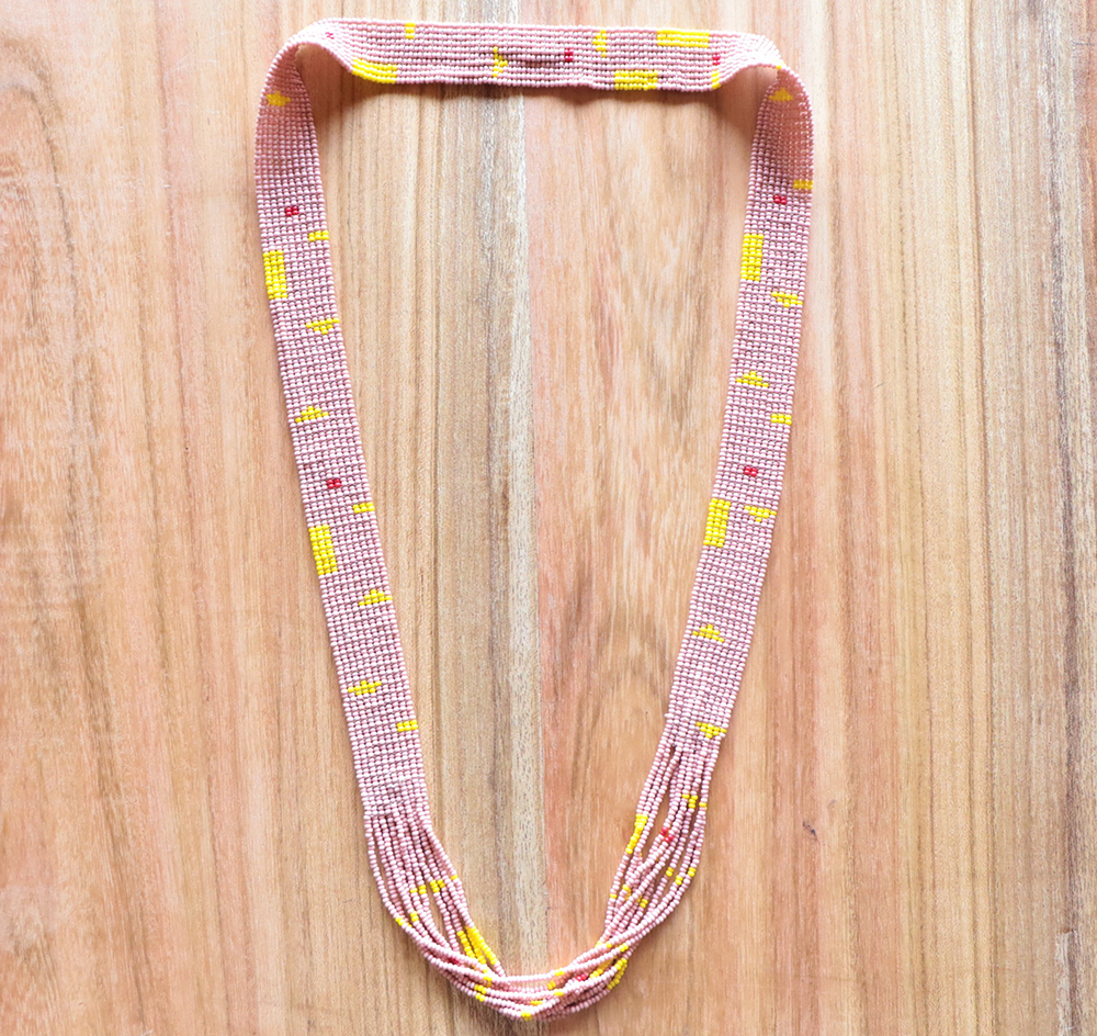 Woven Beaded Necklace BeadWORKSKenya