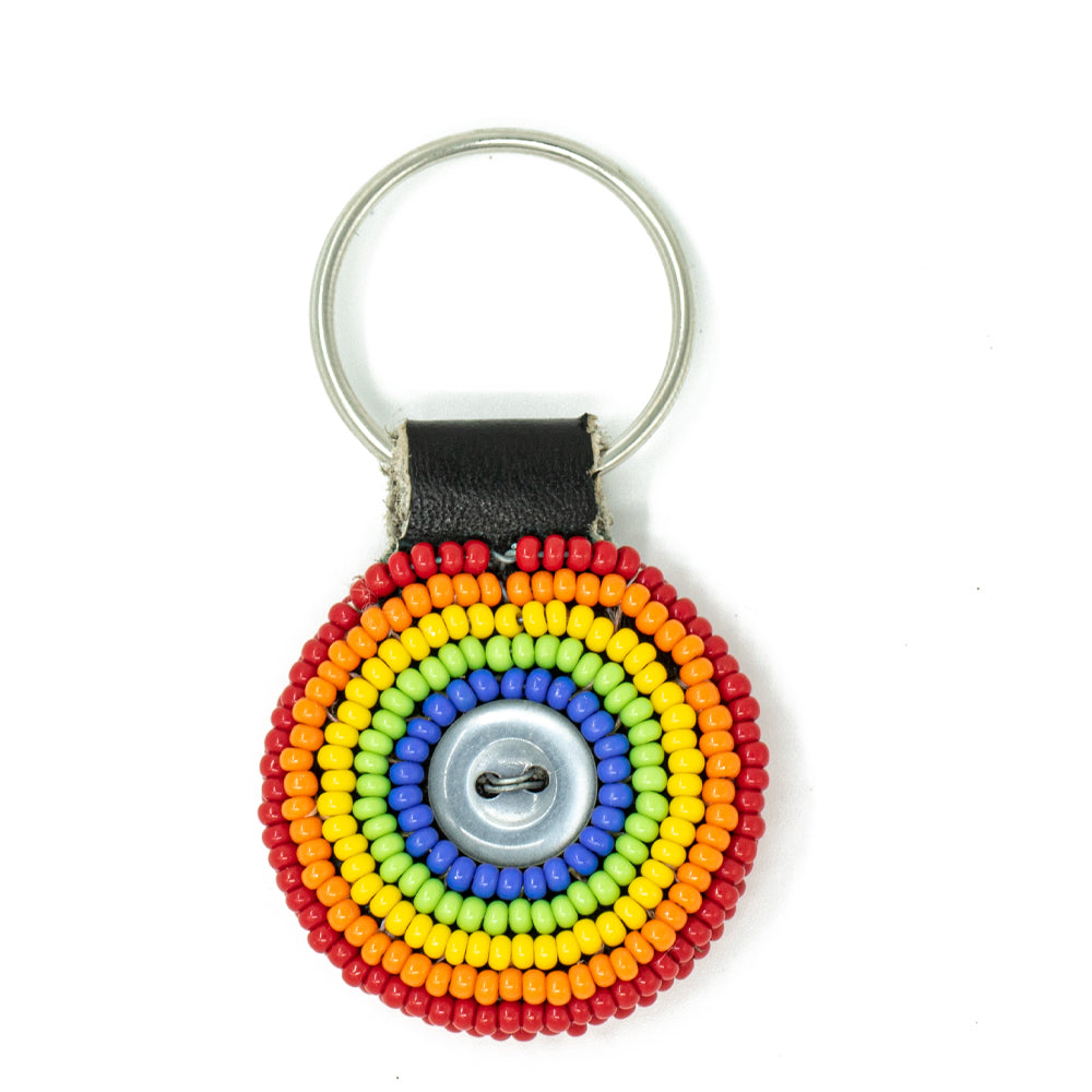Round Keychain – BeadWORKSKenya